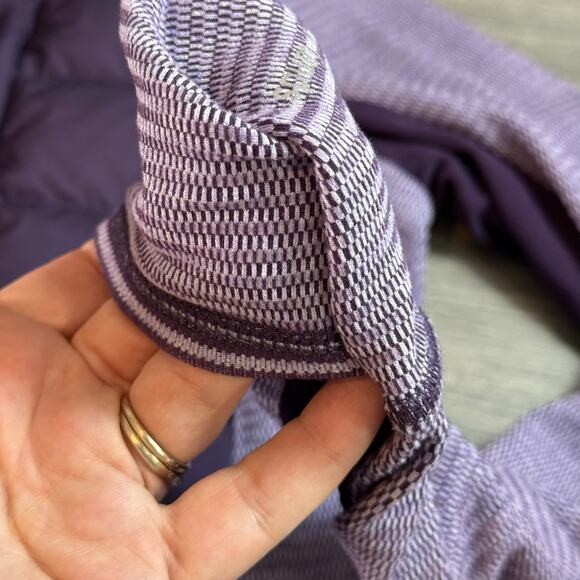 Lululemon Fluff Off Pullover 800 Fill Goose Down Jacket Size 6 Puffer Hoodie - Picture 7 of 16